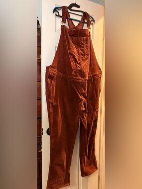Sonoma Rust Corduroy Women’s Overalls - Casual Workwear
